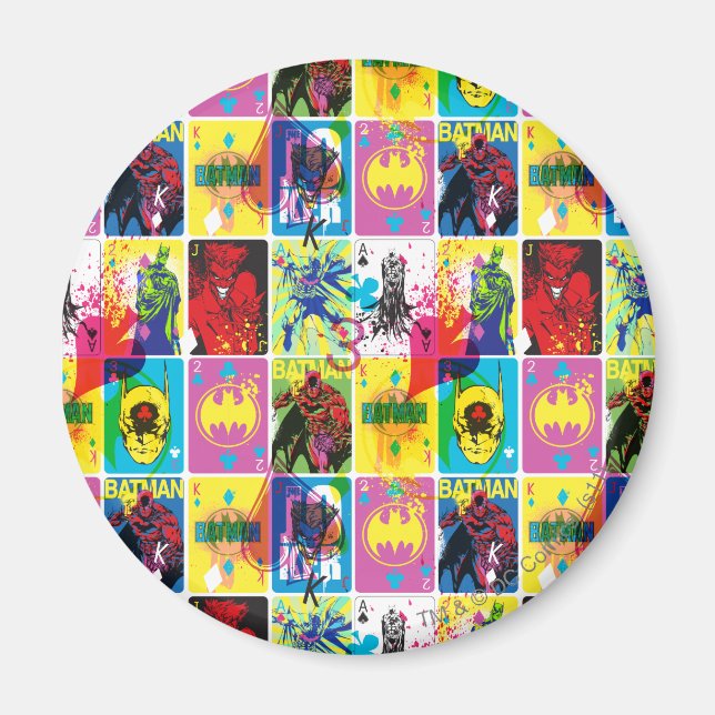 Batman Colour Code Pattern 2 Magnet (Front)