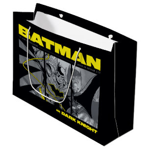 Batman Comic Tri-Panel Graphic Large Gift Bag