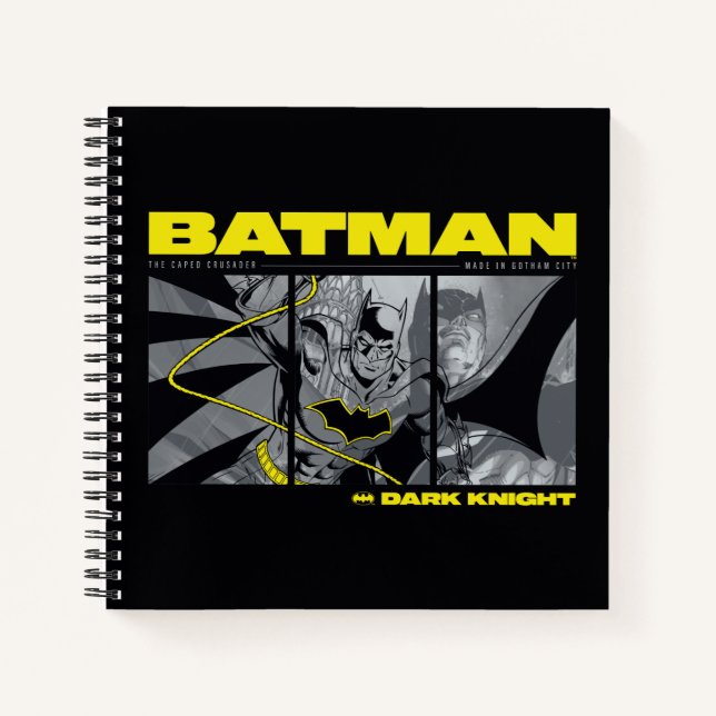 Batman Comic Tri-Panel Graphic Notebook (Front)