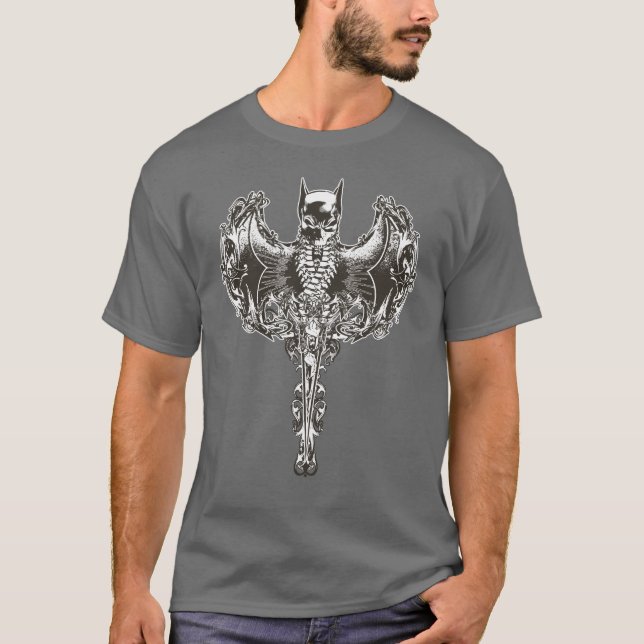 Batman Cowl and Skull Crest T-Shirt (Front)