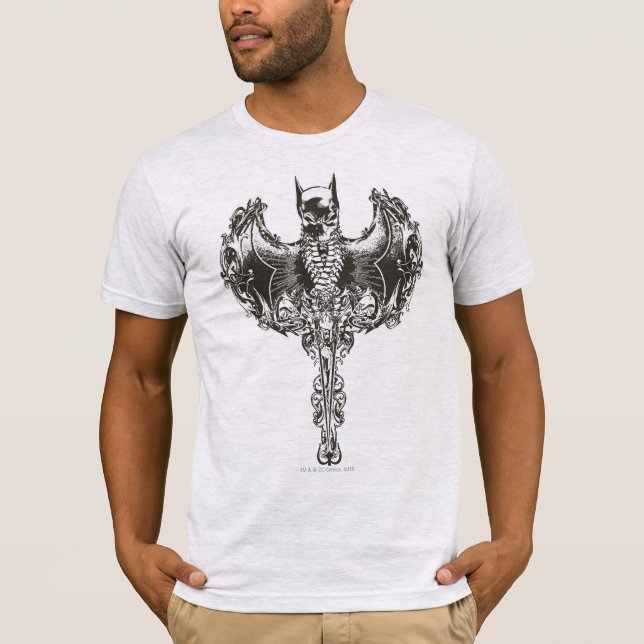Batman Cowl and Skull Crest T-Shirt (Front)