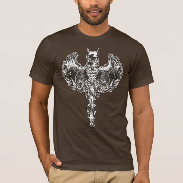 Batman Cowl and Skull Crest T-Shirt (Front)