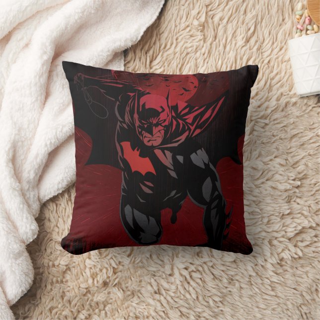 Batman Crimson Leap Cushion (Blanket)