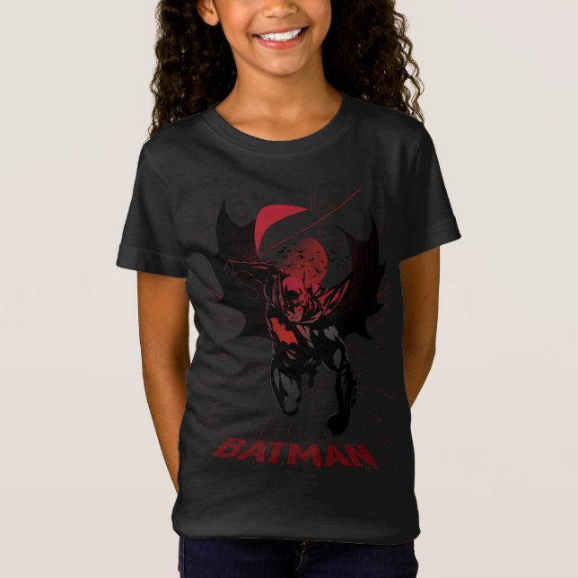 Batman Crimson Leap T-Shirt (Front)