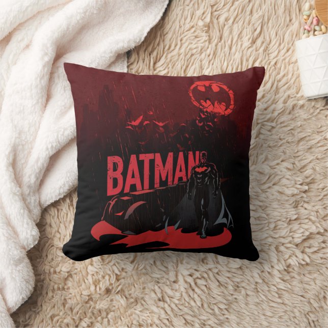 Batman Crimson Rain Cushion (Blanket)