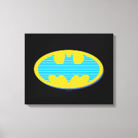 Batman | Cyan Stripes Symbol