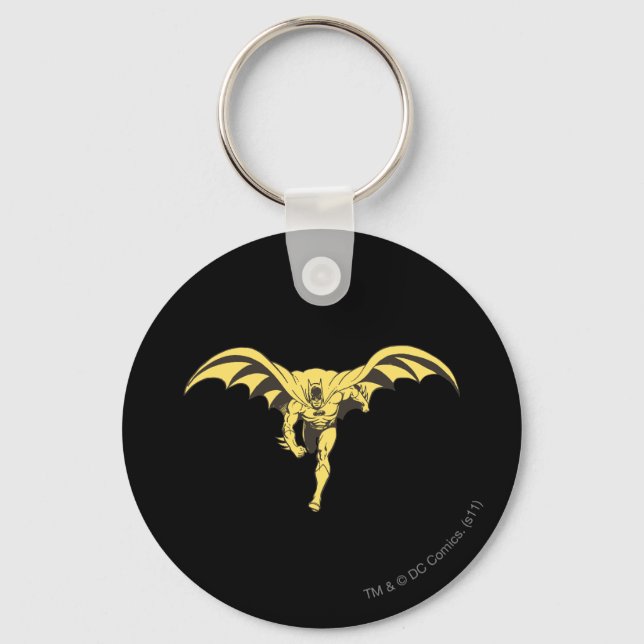 Batman Dash Yellow Key Ring (Front)
