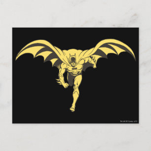 Batman Dash Yellow Postcard
