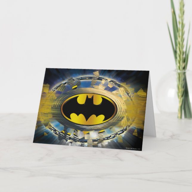 Batman Decorated Logo Card (Front)