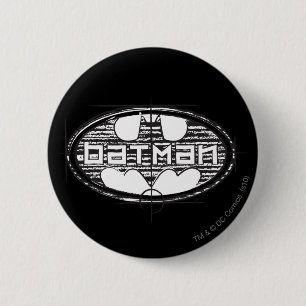 Batman   Draught Logo 6 Cm Round Badge