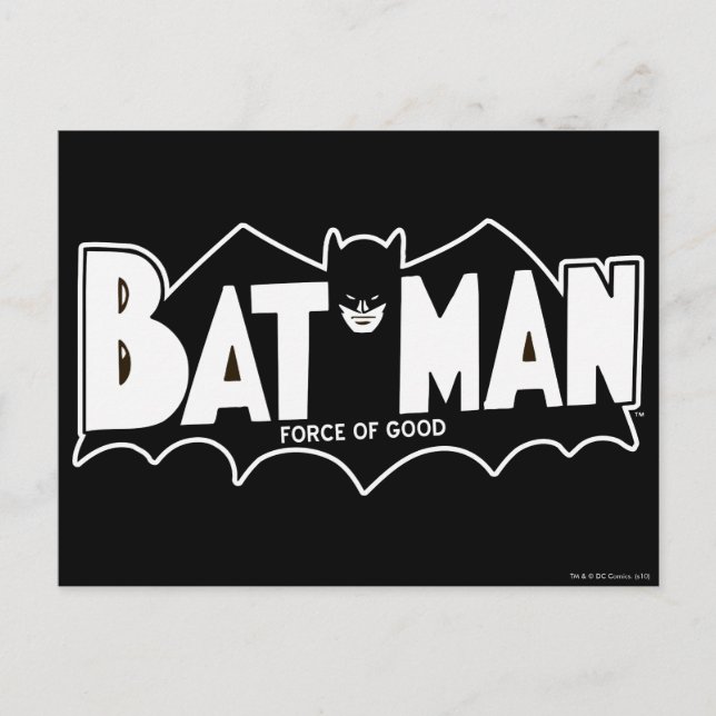 Batman | Force of Good 60s Logo Postcard (Front)