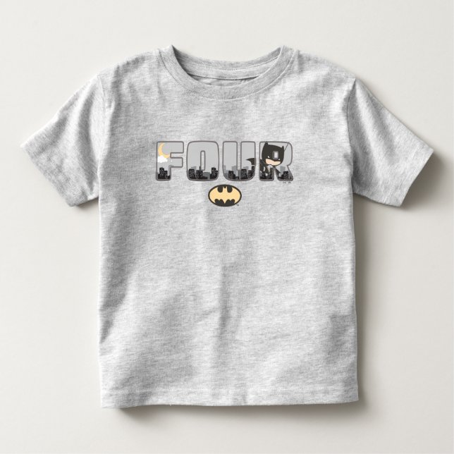 Batman | Fourth Birthday Toddler T-Shirt (Front)