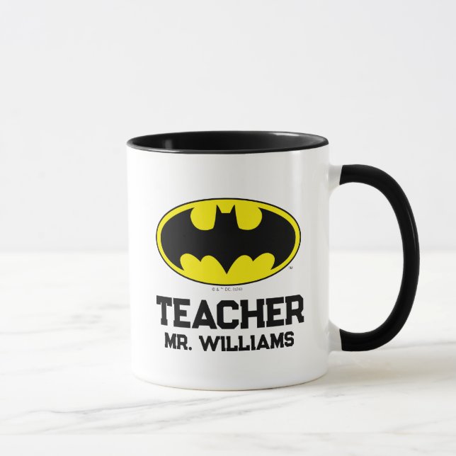 Batman Full-Colour Side Teacher Mug (Right)