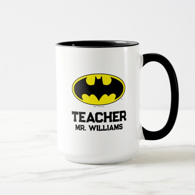 Batman Full-Colour Side Teacher Mug (Right)