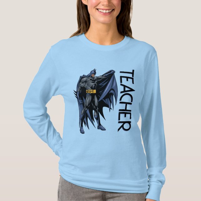Batman Full-Colour Side Teacher T-Shirt (Front)