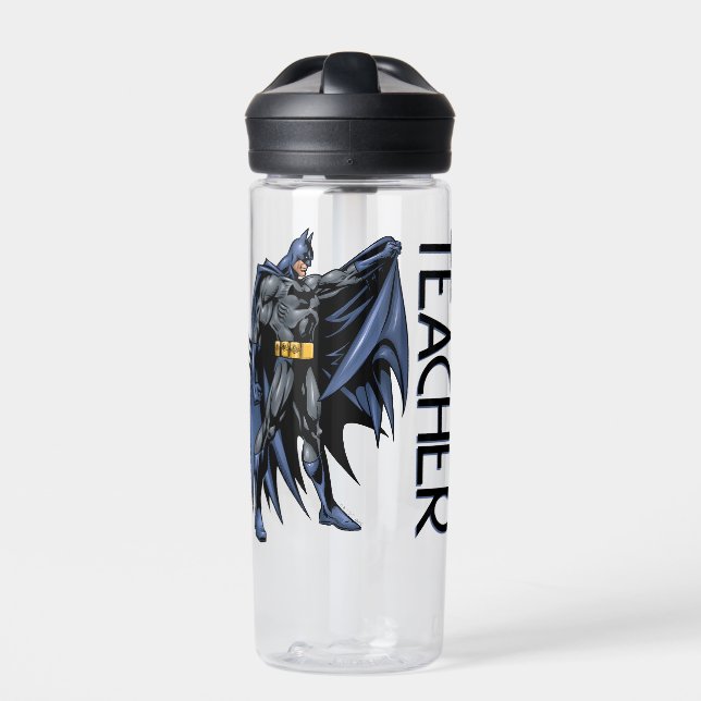 Batman Full-Colour Side Teacher Water Bottle (Front)
