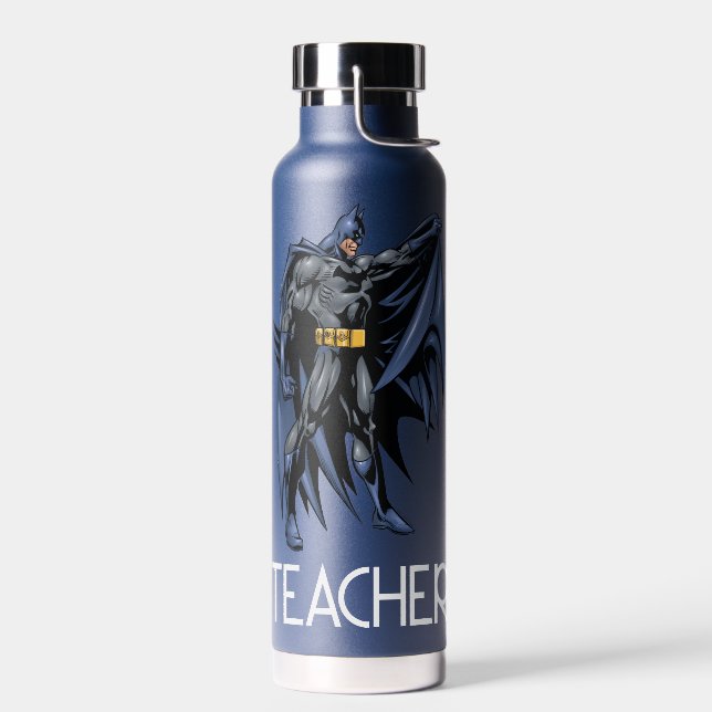 Batman Full-Colour Side Teacher Water Bottle (Left)