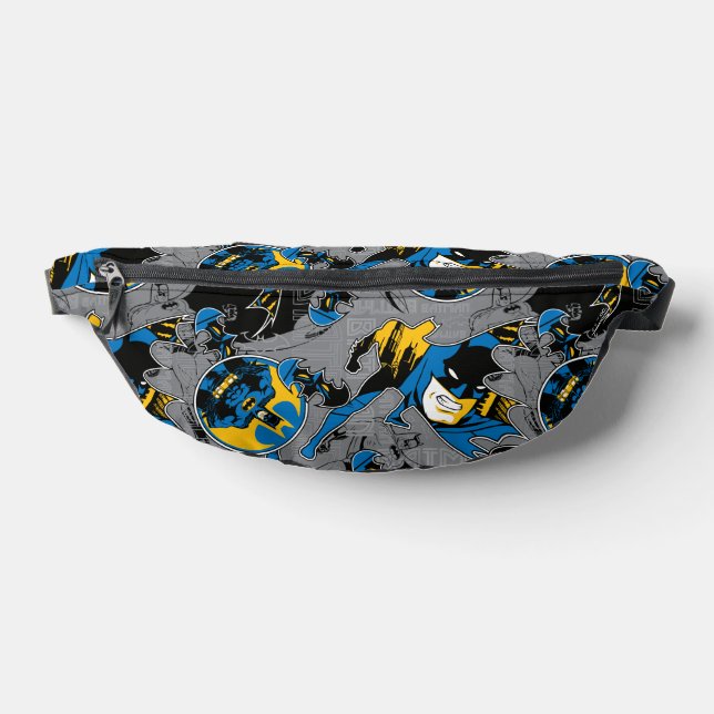 Batman Full Throttle Toss Pattern Bum Bags (Lay Down)