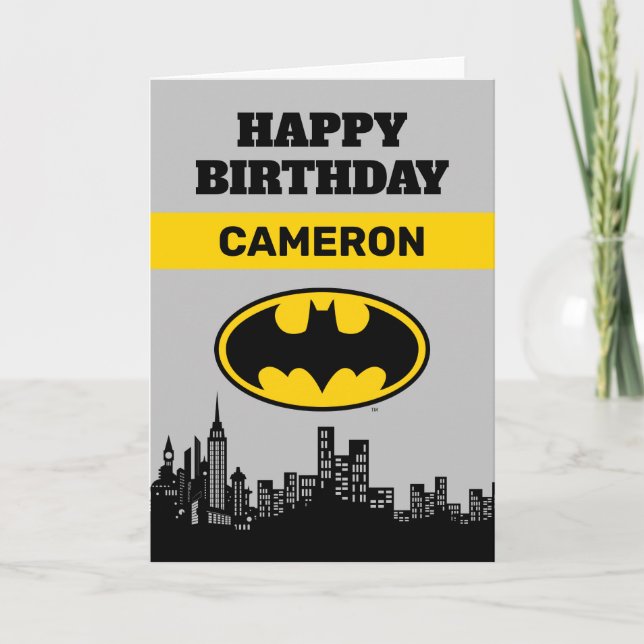 Batman - Gotham City | Birthday  Card (Front)