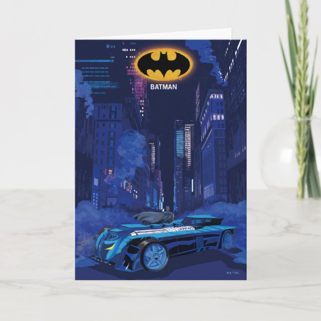 Batman Gotham City Night Patrol Card (Front)