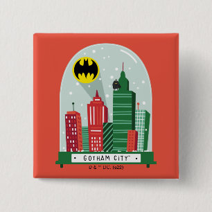 Batman Gotham City™ Snow Globe Graphic 15 Cm Square Badge