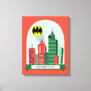 Batman Gotham City™ Snow Globe Graphic Canvas Print