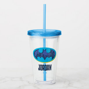 Batman   Gotham City Symbol Acrylic Tumbler