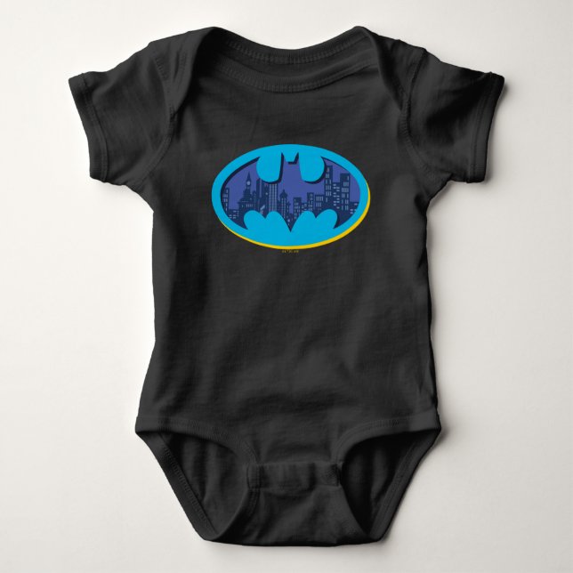 Batman | Gotham City Symbol Baby Bodysuit (Front)
