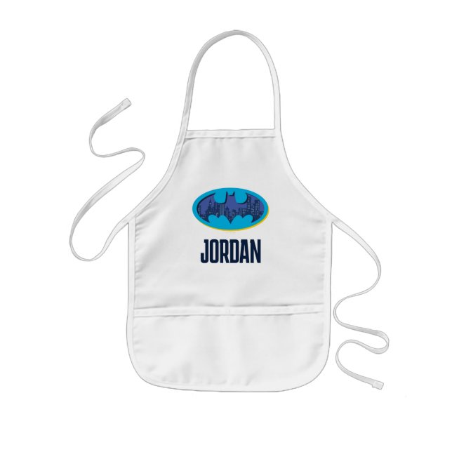 Batman | Gotham City Symbol Kids Apron (Front)