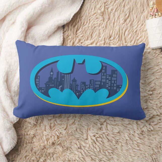 Batman | Gotham City Symbol Lumbar Cushion (Blanket)