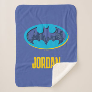 Batman   Gotham City Symbol Sherpa Blanket
