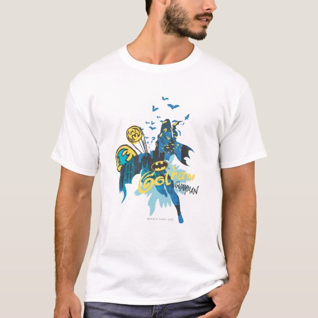 Batman Gotham Guardian Notebook Sketch T-Shirt (Front)
