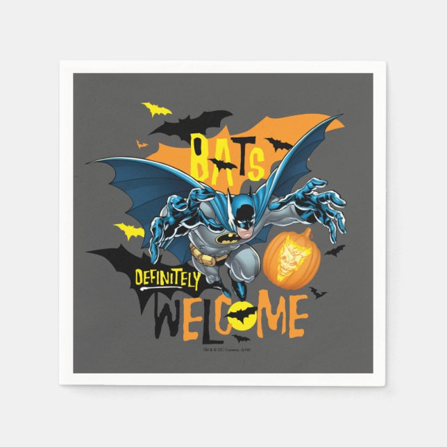 Batman | Halloween Inspired Logo Napkin (Front)