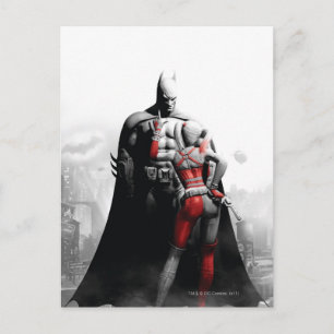Batman & Harley Postcard