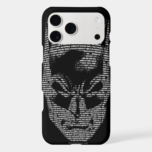 Batman Head Mantra (Back)