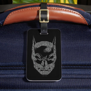 Batman Head Mantra Luggage Tag