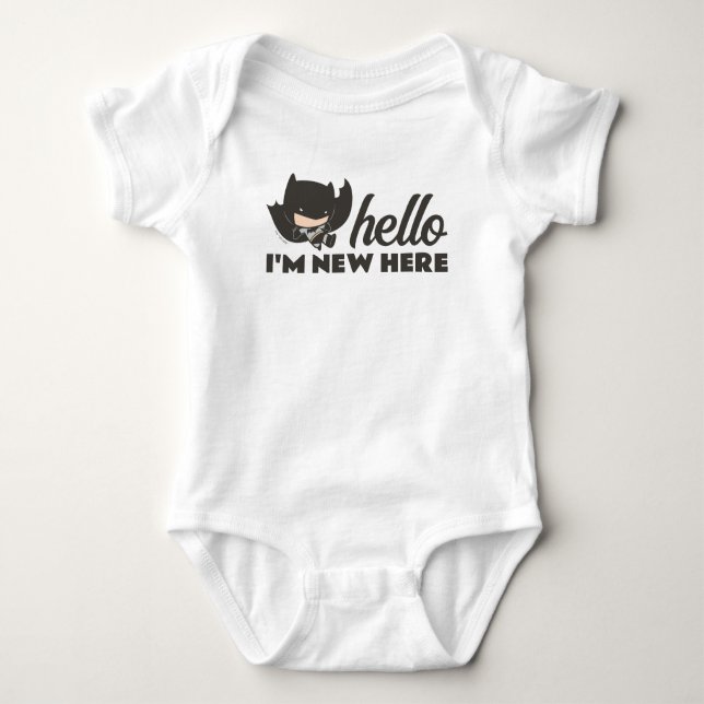 Batman | Hello, I'm New Here - New Baby Baby Bodysuit (Front)