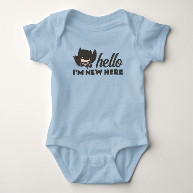 Batman | Hello, I'm New Here - New Baby Baby Bodysuit (Front)