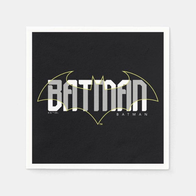 Batman Hi-Tech Name Graphic Napkin (Front)