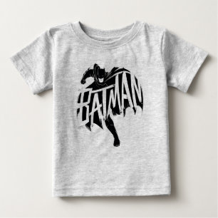 Batman Ink Brush Name Baby T-Shirt