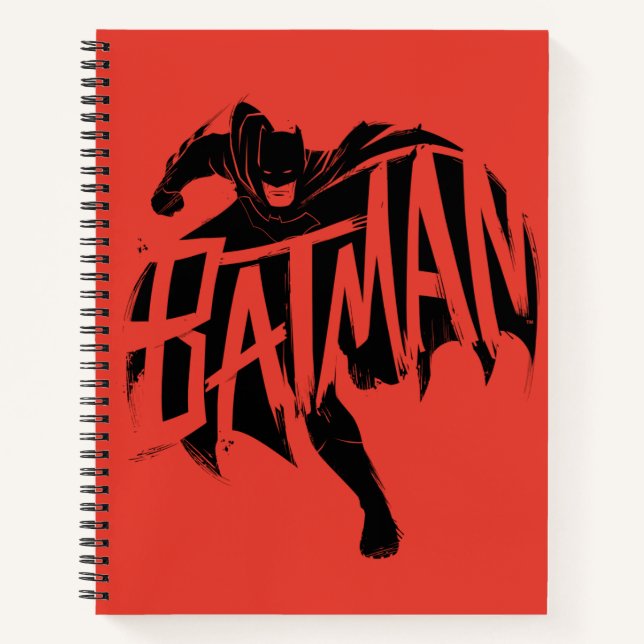 Batman Ink Brush Name Notebook (Front)