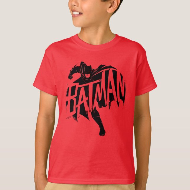 Batman Ink Brush Name T-Shirt (Front)