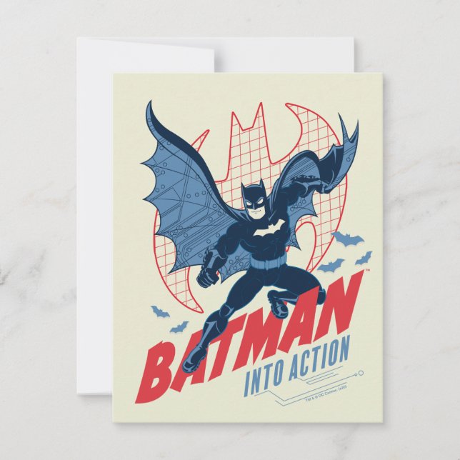 Batman Into Action Card (Front)