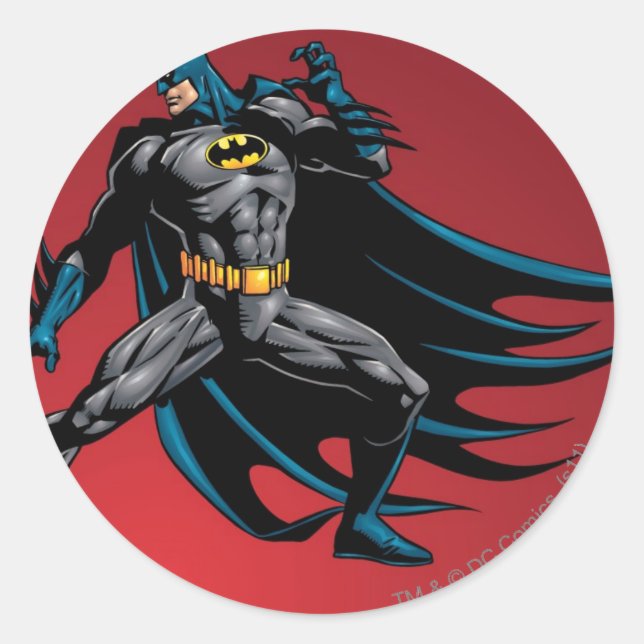 Batman Knight FX - 14 Classic Round Sticker (Front)
