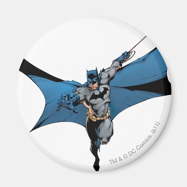 Batman leaps with rope magnet (Front)