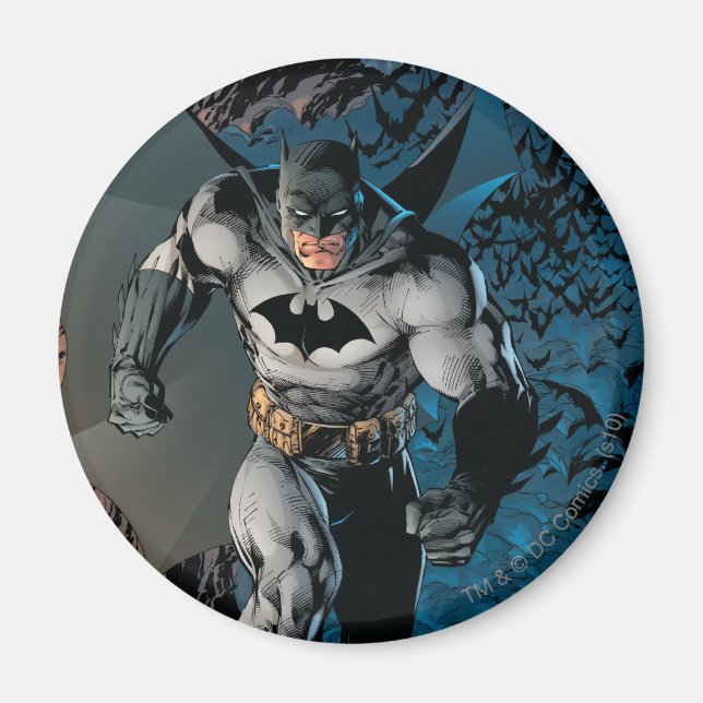 Batman Leaving Bat Cave Magnet (Front)
