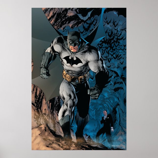 Batman Leaving Bat Cave Poster (Front)