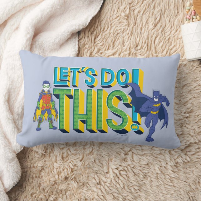 Batman | Let's Do This Lumbar Cushion (Blanket)