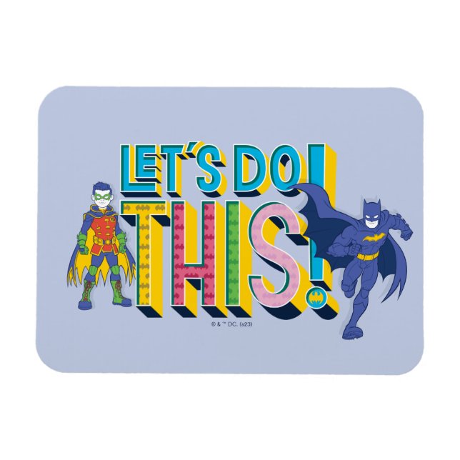 Batman | Let's Do This Magnet (Horizontal)