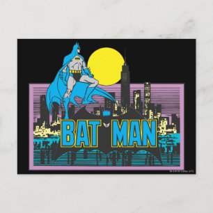 Batman & Letters Postcard